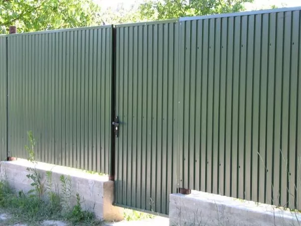 Забор из металлопрофиля в Борисове ,  Жодино,  Крупки 2
